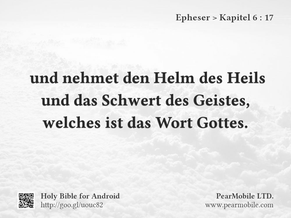 Epheser, Kapitel 6:17